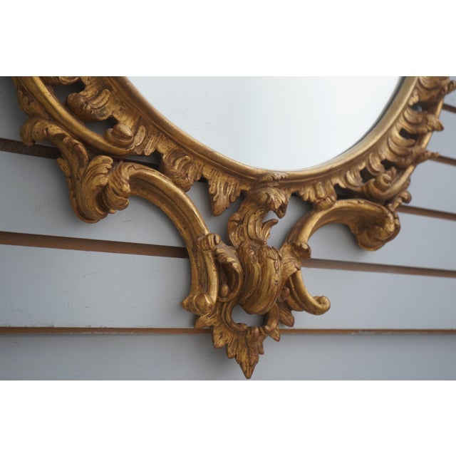 Pair Mirror Fair Colonial Williamsburg Oval Looking Glass Mirrors For Sale In Philadelphia - Image 6 of 12