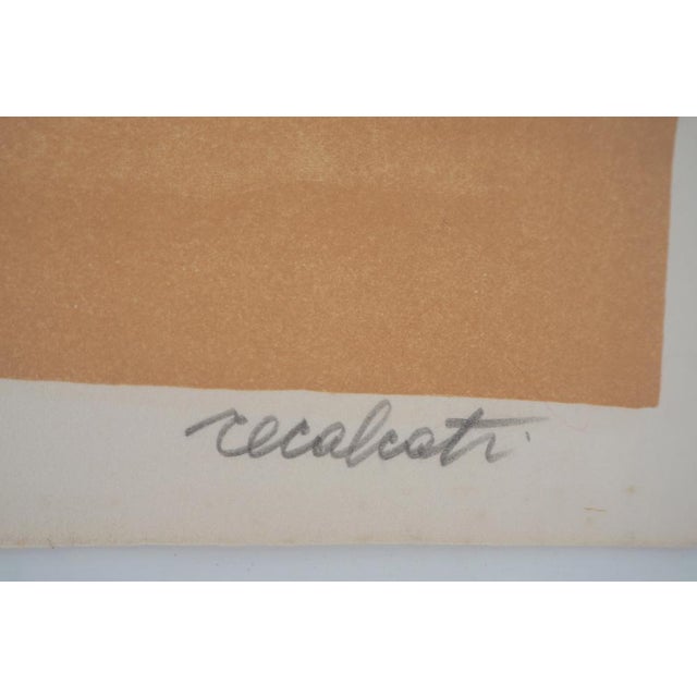 Antonio RECALCATI (1938) Surrealistic amen Original lithograph Hand signed and dated in pencil by the artist On Arches...