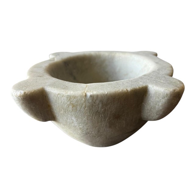 French Provincial Antique French Marble Apothecary Mortar C. 1880–1900 For Sale - Image 3 of 8