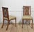 This refined pair of Edwardian side chairs is crafted in beautifully grained satinwood, prized for its warm honey tone and...