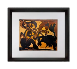 Modern Pablo Picasso Linogravure Ltd Edition - Plate Marked Paper "Pique”