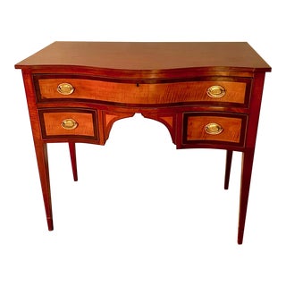 Hepplewhite Style Small Serpentine-Front Sideboard, New England, Circa:1890 For Sale