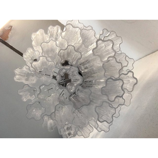 Mid-Century Modern Contemporary Murano Glass "Tronchi" Sputnik Chandelier For Sale - Image 3 of 9