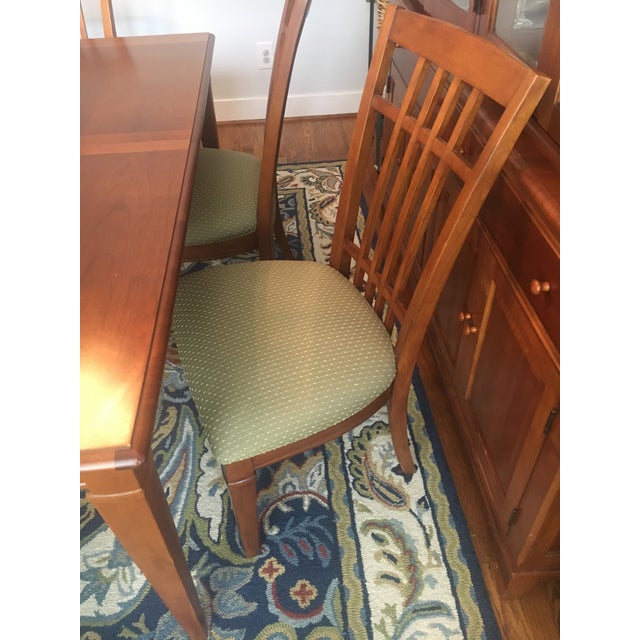 Thomasville MidCentury Modern Dining Room Bridges Table & Chairs