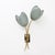 A pair of wall sconces, entirely handmade in Murano, Italy, that bring the energy of nature and Feng Shui into your...