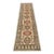 Kazak Runner 2’9” X 9’7” Beige Wool Tribal Hand-Knotted Oriental Rug For Sale