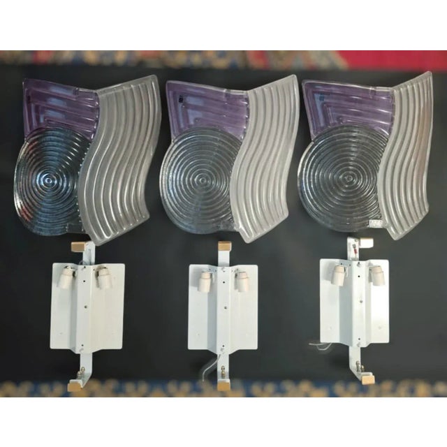 1960s Amethyst Murano Sconce by Itre For Sale - Image 12 of 12