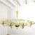 1980s 1980s Large Olive Green Murano Glass Chandelier For Sale - Image 5 of 11