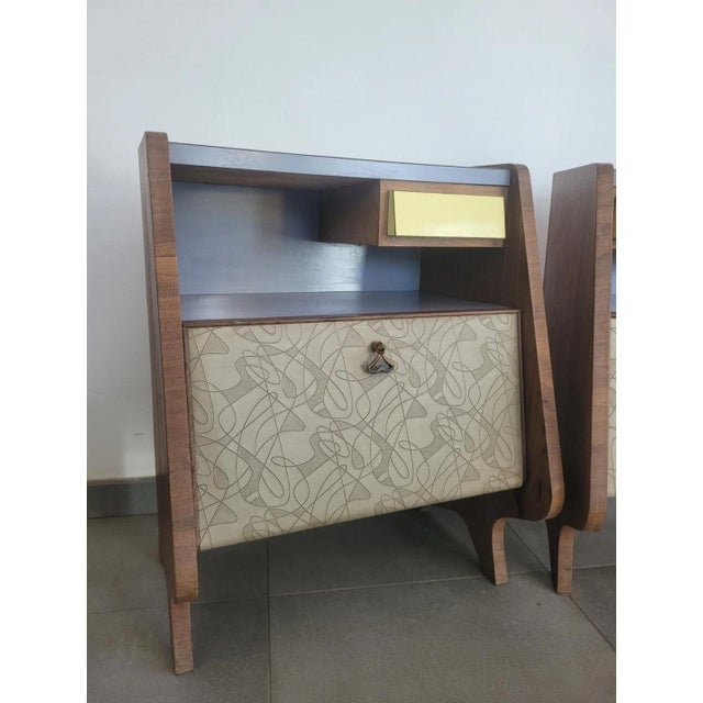 Mid-Century Italian Nightstands, 1970s, Set of 2 For Sale - Image 3 of 17
