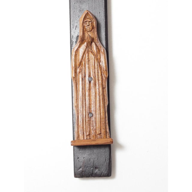 Late 19th Century Linden Wood Carved Crucifix, Bohemia, 1800s For Sale - Image 11 of 15