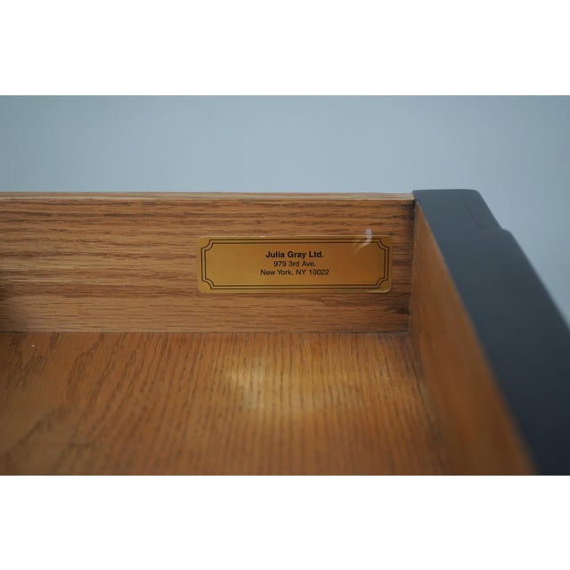 Vintage Chinoiserie Decorator Eglomise 2 Door Cabinet For Sale - Image 12 of 12