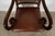 Wood Ralph Lauren for Henredon English Regency Walnut and Cane Armchairs, Pair For Sale - Image 7 of 14