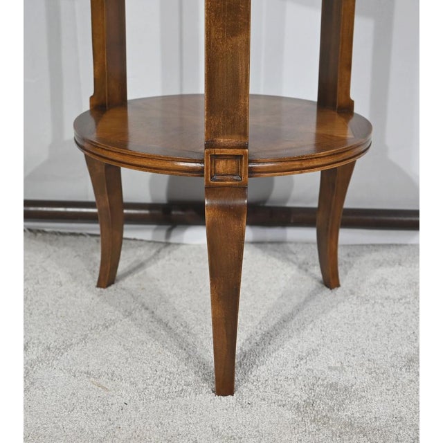Small Pedestal Table in Beech and Ash For Sale - Image 9 of 18