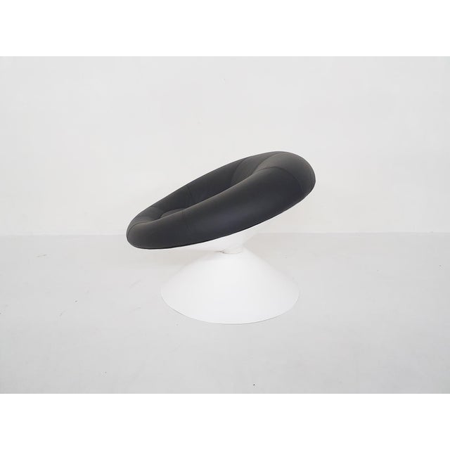 Black Dutch Diabolo Lounge Chair by Ben Swildens for Stabin Bennis, 1960s For Sale - Image 8 of 14