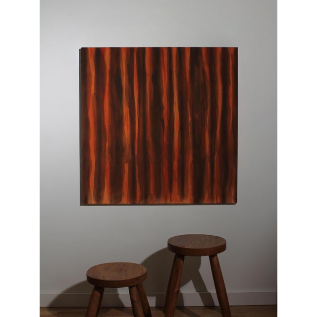 Abstract composition inspired by nature. Organically flowing lines, alternating each other from light to dark, sometimes...