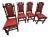 Antique Dining Chairs, Set of 4 For Sale