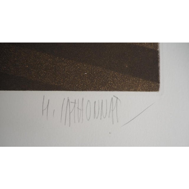 Michel Mathonnat The yellow room Original engraving and aquatint Signed in pencil by the artist On vellum, 50 x 64.5 cm...