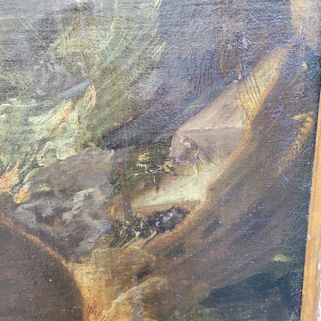 Battle of Lepanto, Oil on Canvas, 17th Century, Framed For Sale - Image 11 of 18