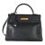 Vintage Black Ardennes Kelly 32 GHW For Sale