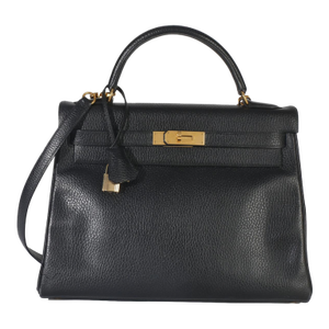 Vintage Black Ardennes Kelly 32 GHW