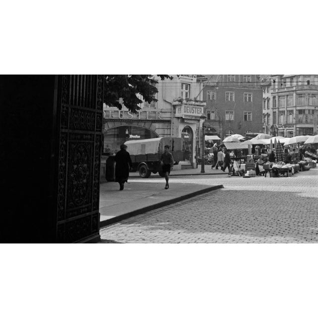 Traditional View Gate Residence Castle to Main Market Darmstadt, Germany, 1938, Printed 2021 For Sale - Image 3 of 5