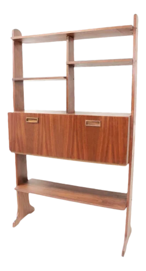 Mid Century Modern Free Standing Wall Unit