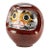 Traditional Japanese Tsugaru Lacquer Daruma – Red Kara-Nuri (Medium), Handmade For Sale