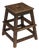 Brown Wooden Artist Stool, 1920s For Sale