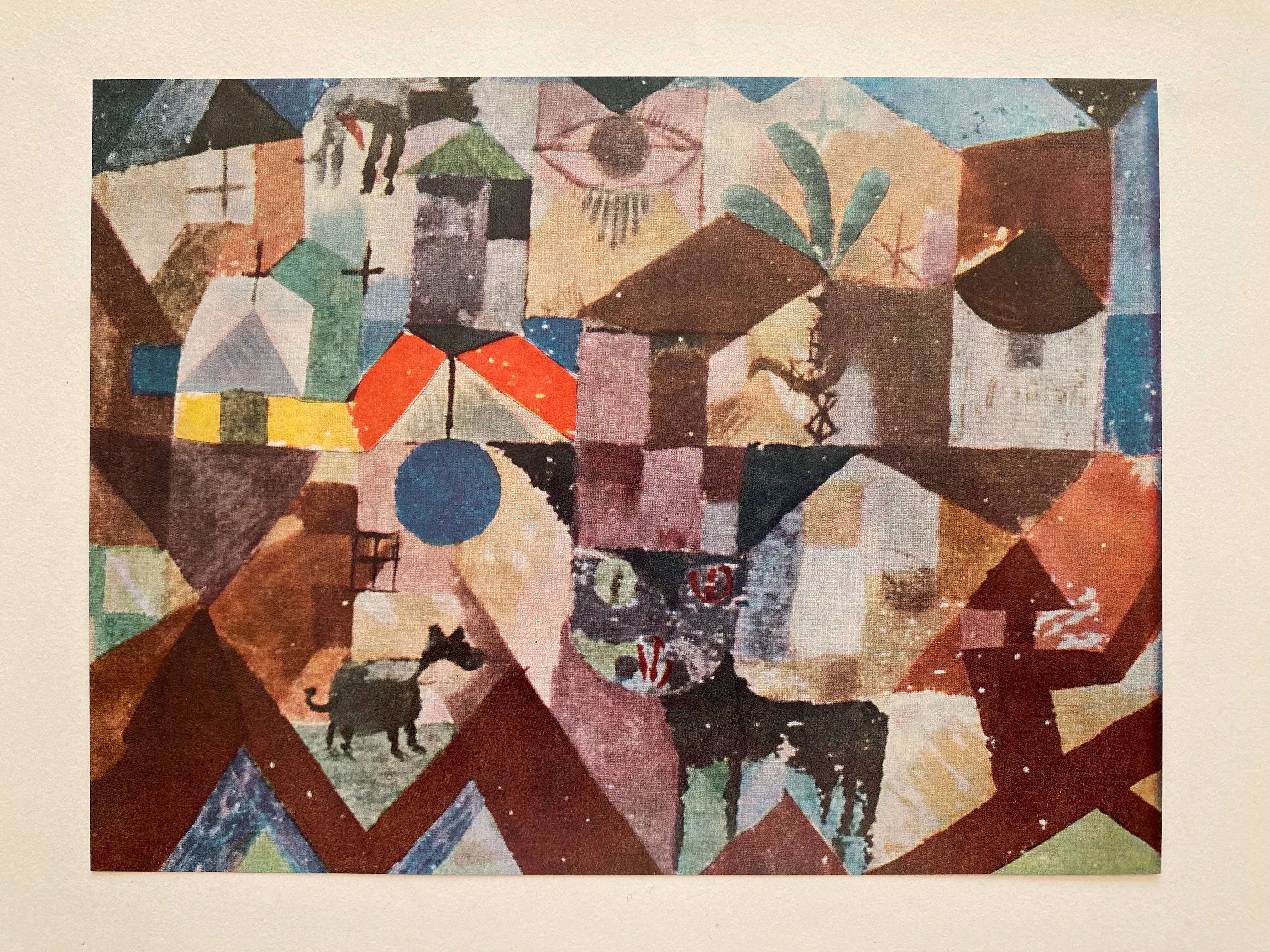 Paul Klee Vintage 1959 Modernist Fine Art Lithograph Print