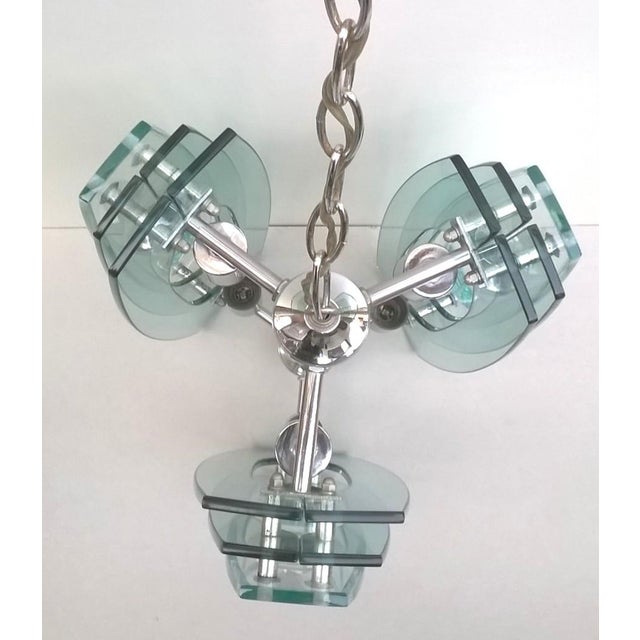 1970s Italian Pendant Lamp from Veca, 1960s For Sale - Image 5 of 10