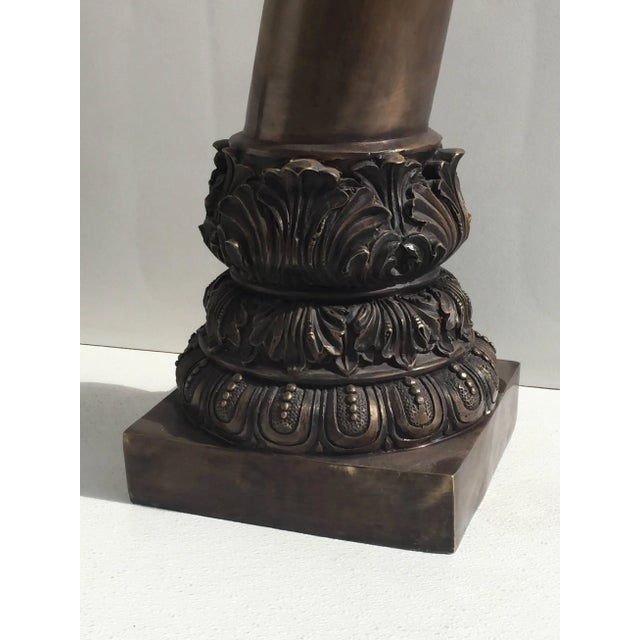 Bronze Bronze Faux Elephant Tusks - a Pair For Sale - Image 8 of 10