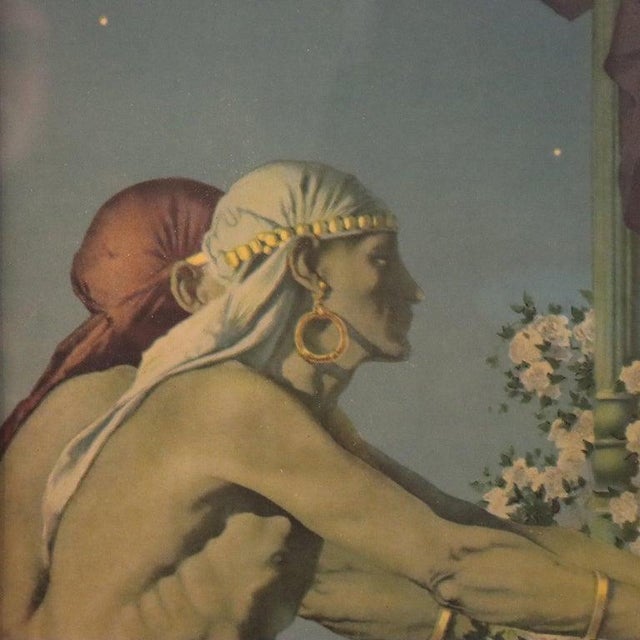 Large Antique Maxfield Parrish Print “Cleopatra” C1920 For Sale - Image 4 of 12