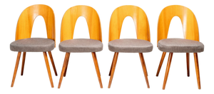 Dining Chairs by Antonín Šuman for Tatra Furniture, Czechoslovakia, 1960s, Set of 4