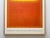 Mid-Century Modern Mark Rothko Vintage 1975 Pace Editions Modernist Lithograph Print Framed Large Abstract Expressionist Museum Poster " Orange and Yellow " 1956 For Sale - Image 3 of 12