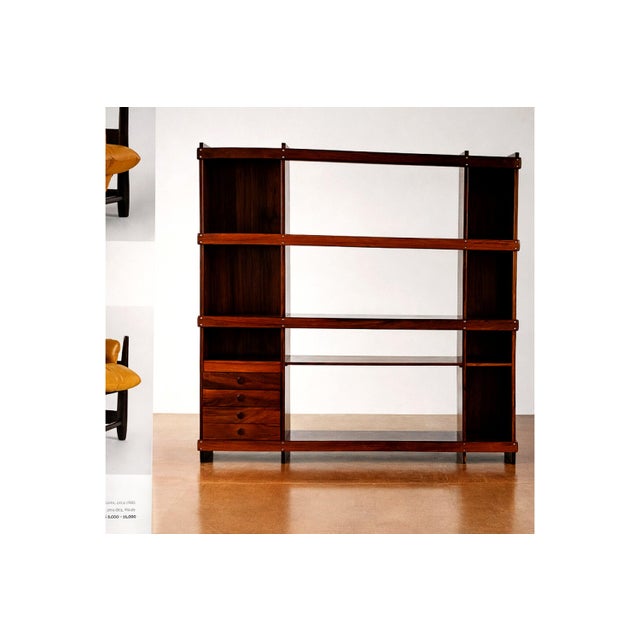 Brazilian Modern Bookshelf in Rosewood, Sergio Rodrigues, C. 1968 For Sale - Image 14 of 15