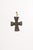 Charcoal A Byzantine Bronze Cross with 21K Accents For Sale - Image 8 of 12