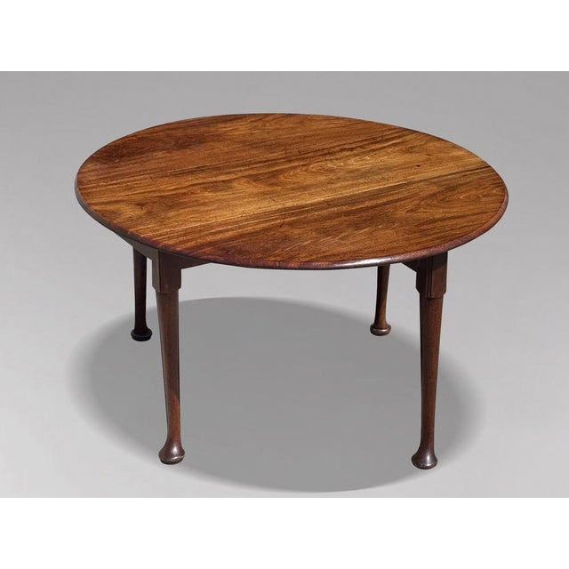 Brown 18th Century George II Mahogany Drop-Leaf Dining Table, 1760 For Sale - Image 8 of 13
