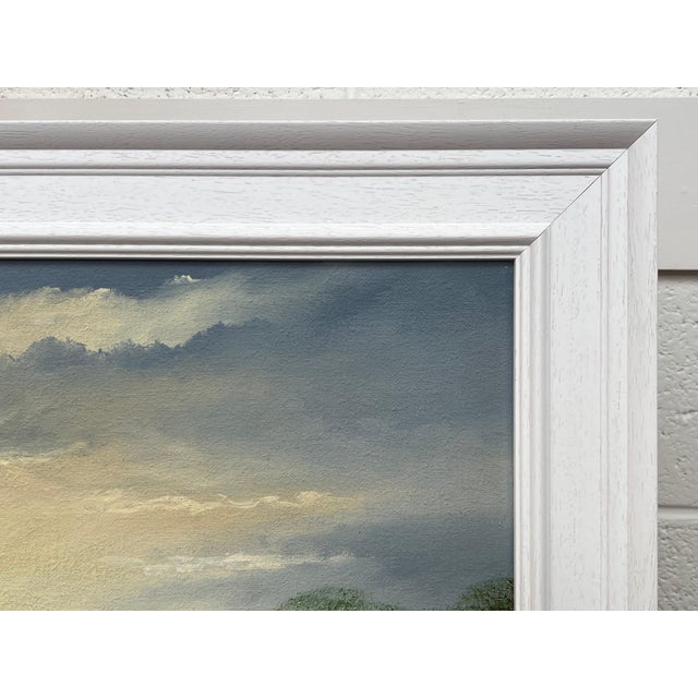 Late 20th Century Green Water in the Lake District of England with Lush Trees by British Artist 1976 For Sale - Image 5 of 18