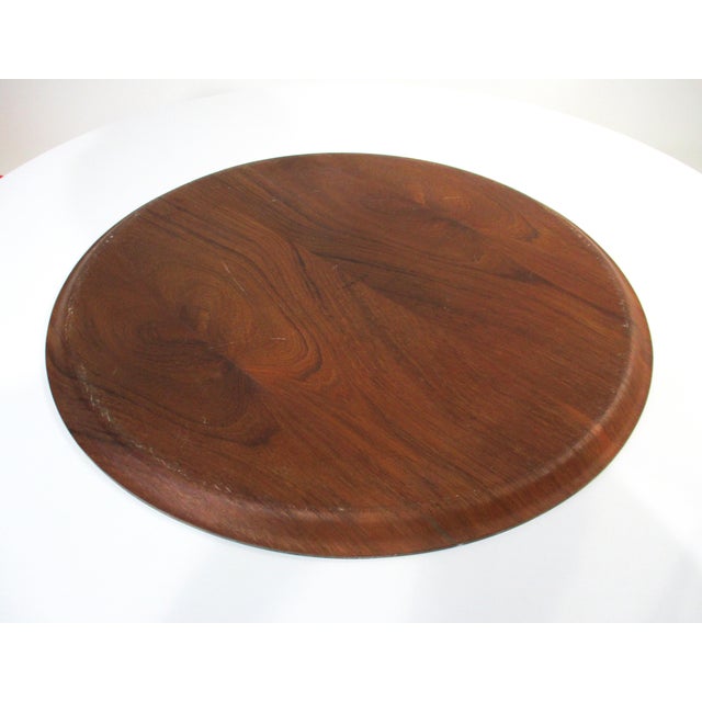 Mid 20th Century Very Large Teak Tray in the Style of Fritz Hansen Made in Sweden For Sale - Image 5 of 8