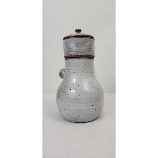 Stoneware Coffee Service by Jeanne & Norbert Pierlot, 1970s, Set of 7 For Sale - Image 15 of 18