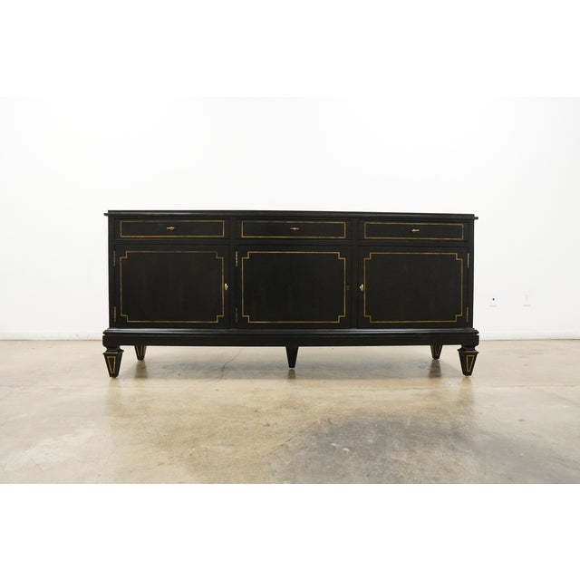 Neoclassical Lillian August Foster Three Door Server For Sale - Image 3 of 18