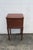1940s Tall Bow Front Mahogany Nightstand Side End Table 6163 For Sale - Image 13 of 15