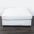 This modern square ottoman features a soft light beige fabric and a thick cushioned top, making it perfect for use as...