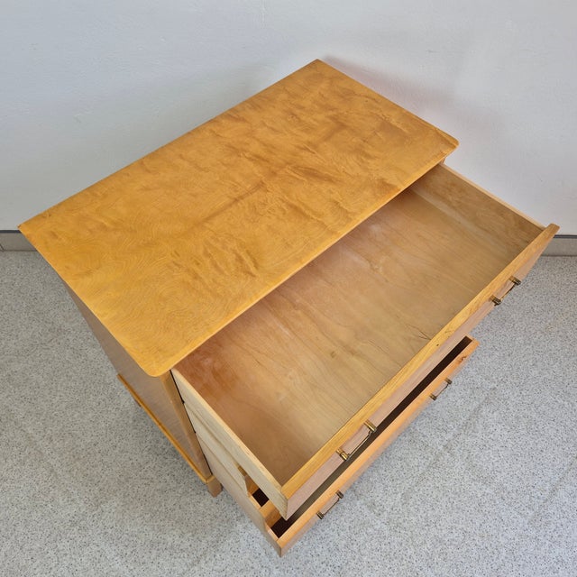 Chest of Drawers in Flame Birch, Norway, 1950s For Sale - Image 9 of 12