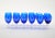 Glass Large Val Saint Lambert Cobalt Blue Crystal Wine and Water Service for 12 People For Sale - Image 7 of 14