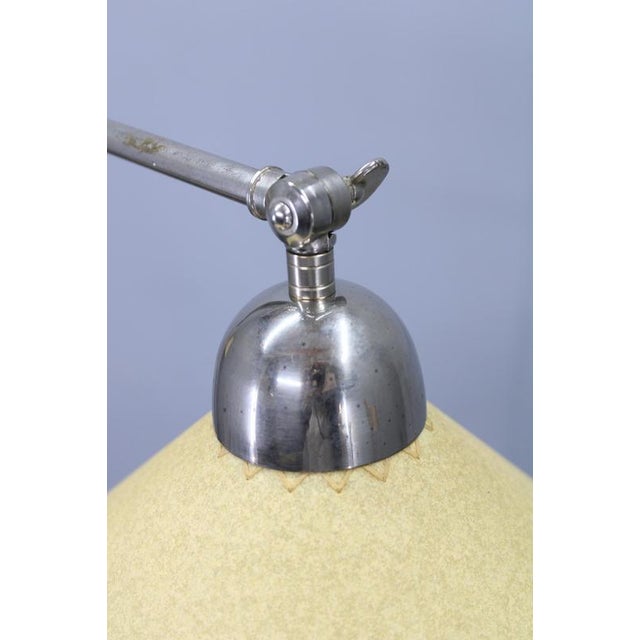 Adjustable Art Deco Floor Lamp in Nickel, Czechoslovakia, 1930s For Sale - Image 6 of 13