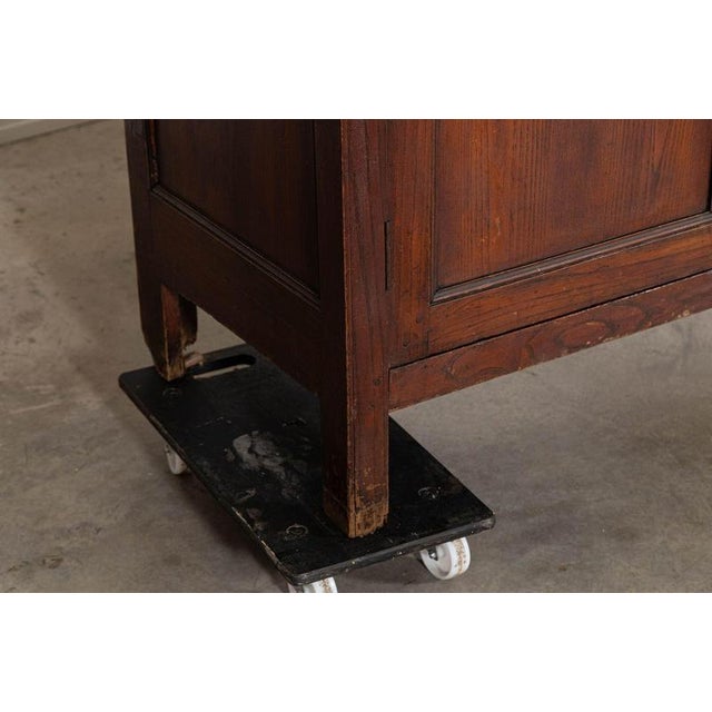 Large 19th Century French Monastery Pine Cabinet, 1890 For Sale - Image 11 of 15
