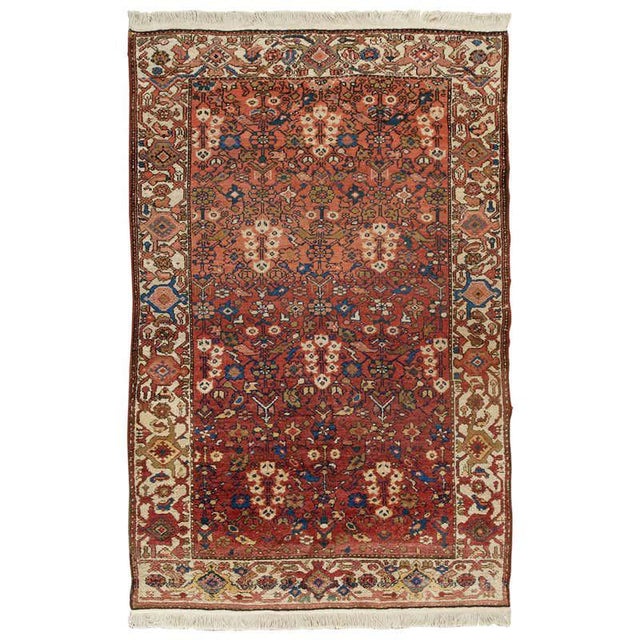 Antique Persian Malayer Hand Knotted Rug For Sale - Image 13 of 13