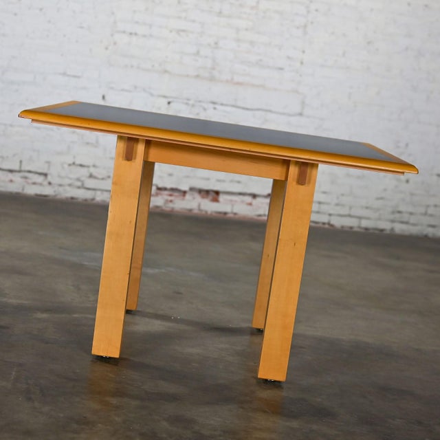 Late 20th Century Modern to Postmodern Dining Table by Michael Graves for Craftwood a Division of Sonnenberg Ind. Ltd. For Sale - Image 6 of 12