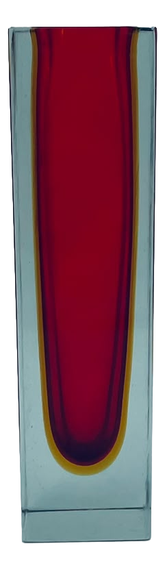 Sommerso Murano Glass Wazon Vase from Seguso Vetri d'Arte, 1965